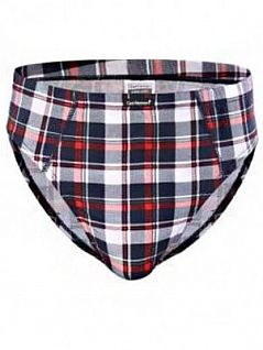 Слипы на мягкой резинке в клетку (2шт) Gentlemen DT7760гпмТм Красный/Синий